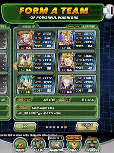 DRAGON BALL Z DOKKAN BATTLE Mod Apk (Massive attack/infinite health) 13