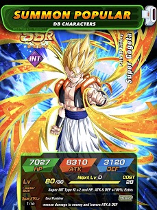 DRAGON BALL Z DOKKAN BATTLE Mod Apk (Massive attack/infinite health) 12